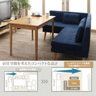 ダイニングソファ 右アーム 2人掛け ダイニングセット北欧 ソファダイニング