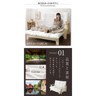 ソファベッド フレーム+布団セット 140cm セミダブル 天然木すのこ