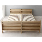 二段ベッド 2段ベッドにもなるワイドキングサイズベッド 薄型抗菌国産ポケットコイル フルガード ワイドK200