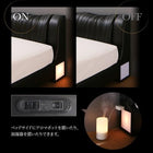 ベッドフレームのみ シングル ベッド ライト