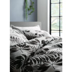 ボックスシーツ 単品 ベッド用 ダブル 日本製 綿100% モダンリーフ