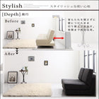 ソファベッド 100cm モダンデザイン