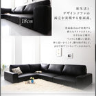 ソファー フロアソファ コーナー ソファ ハイタイプ 3.5人掛け