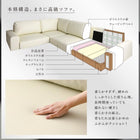 ソファー フロアソファ コーナー ソファ ハイタイプ 4人掛け