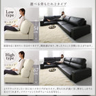 ソファ フロアソファ コーナー ソファー ソファ&オットマンセット ハイタイプ 4人掛け