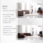 フロアソファ コーナー ソファー L字ソファ&オットマンセット ロータイプ 3人掛け