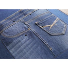 パッチワーク柄デニム地デザインチェア