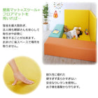 プレイマット フロアマット 90×90 子供に安全安心 キッズプレイマット