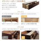収納ベッド シングル コンセント付き国産コンパクトチェスト ベッドフレームのみ ショート丈