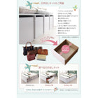 収納ベッド セミダブル 衣装ケースも入る大容量 薄型スタンダードポケットコイルマットレス付き 引き出しなし