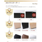 大容量収納庫付きベッド シングル 大容量収納庫付きベッド 薄型プレミアムポケットコイルマットレス付き 深型 ホコリよけ床板