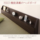 畳ベッド セミダブル 布団を収納 棚 コンセント付き畳ベッド 洗える畳