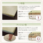 畳ベッド ダブル 布団を収納 棚 コンセント付き畳ベッド 洗える畳