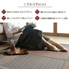 国産デザインい草ラグ 不織布あり 191×191cm 自然素材ラグ 掛川織