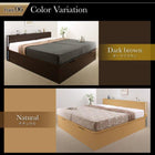 収納ベッド キング SS+S 跳ね上げベッド 深型 連結 コンセント付 大容量 薄型スタンダードポケットコイルマットレス付 縦開