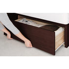 ベッド 連結 収納 薄型抗菌国産ポケットコイル A+Bタイプ ワイドK240 (SD×2) お客様組立