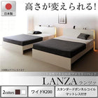 ファミリーベッド スタンダードボンネルコイル ワイドK200 お客様組立