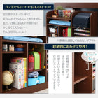 システムベッド 子供ベッド 学習机 ランドセルラック付 シングル ブラウン 木目調