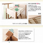 ベッドフレームのみ ロータイプ天然木ロフトベッド 高さが選べる