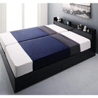 ベッドフレームのみ クイーン収納ベッド