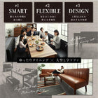 ダイニングテーブル単品 W120-180 大型 L字 リビングダイニング