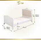 ベッドフレームのみ シングル フレンチエレガントベッ