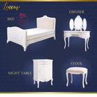 ベッドフレームのみ セミダブル フレンチエレガントベッド おしゃれ