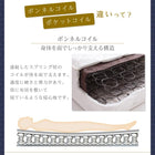 セミダブル フレンチエレガントベッド おしゃれ ボンネルコイル