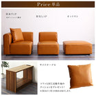 コーナーソファ ソファー&サイドテーブルセット 幅250 レイアウト自由 大型 L字 ヴィンテージ