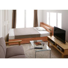 ベッド セミシングル ショート丈 収納 コンパクト 薄型プレミアムポケットコイル