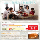 こたつ掛布団&敷布団2点セット 5尺長方形 90×150cm 天板対応