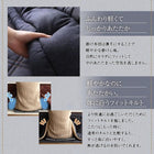 こたつ クッション単品 ストライプ コットン100% 洗える デニム調 こたつ布団