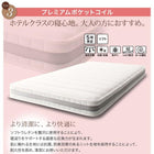 コンパクトマットレス プレミアムポケットコイル シングル レギュラー丈 厚さ17cm