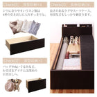 チェストベッド ショート丈 薄型抗菌国産ポケットコイル ヘッドレス シングル ショート丈