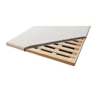 ガス圧 跳ね上げすのこベッド クイーン SS×2 薄型スタンダードポケットコイル 縦開き グランド 組立設置付