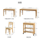 ダイニングチェア 2脚組 収納 コンパクト 伸縮式 北欧デザイン