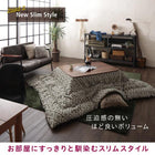 こたつ用掛布団単品 正方形 80×80cm 天板対応 ヴィンテージ調 幾何柄織り