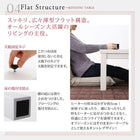 こたつ3点セット テーブル+掛 敷布団 鏡面仕上 4尺長方形 80×120