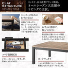 ここたつ3点セット テーブル+掛・敷布団 長方形 75×105