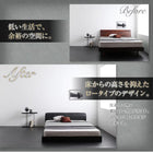 ベッドフレームのみ シングル レザーフロアベッド