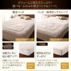 毛布&パッド シングル 掛敷セット 枕カバー付) 薄掛+ボックスタイプ 北欧モダン