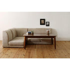 こたつ天板サイズに合わせて選べる洗えるフロアコーナーソファ W120天板対応サイズ 1 人掛け+2 人掛け+コーナー