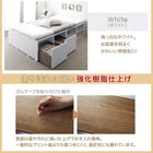 ベッドフレームのみ 布団ベッド 収納 大容量 引出し4杯 ロータイプ セミダブル