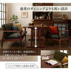 ソファ ダイニング ダイニングテーブル W120 レトロモダン