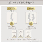 ベッド ダブル 大型フロアベッド プレミアムボンネルコイル