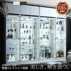 コレクション収納 専用別売品 LEDモジュール 背面ミラー付き 壁面