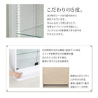 コレクション収納 専用別売品 LEDモジュール 背面ミラー付き 壁面