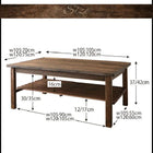 こたつ テーブル単品 長方形 70×105 天然木の古木風ヴィンテージ