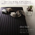 マットレスベッド セミダブル ポケットコイルマットレスタイプ 22cm カバーリング 脚付き