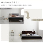 ベッドフレームのみ フロアベッド セミシングル ライト